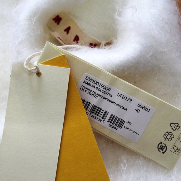 BNWT AW24 MARNI TECHNO BRUSHED MOHAIR SWEATER DRESS 40 & 44 - Picture 8 of 16